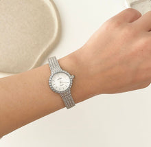 Load image into Gallery viewer, Silver X White Luxe Metal Watch