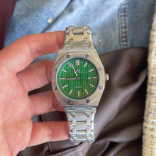 Load image into Gallery viewer, Silver Green COMMANDER Men Watch
