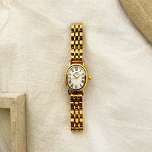Load image into Gallery viewer, Gold White Reina Metal Watch