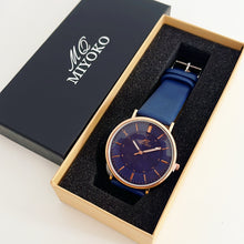 Load image into Gallery viewer, Blue Navigator Men Leather Watch