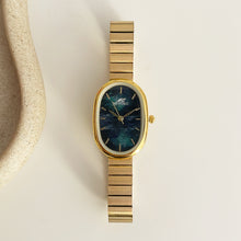 Load image into Gallery viewer, Gold Green Girlfriend Metal Watch