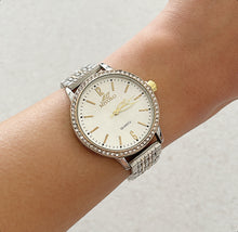 Load image into Gallery viewer, Mixed White Girly Girl Metal Watch