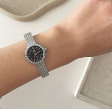 Load image into Gallery viewer, Silver X Black Luxe Metal Watch