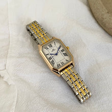 Load image into Gallery viewer, Mixed Gold White Retro Metal Watch