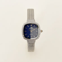 Load image into Gallery viewer, Silver Blue Edged Metal Watch
