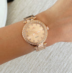 Rose Gold Bond Metal Watch