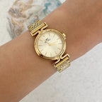 Gold Gold Orbit Metal Watch