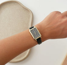 Load image into Gallery viewer, Black Roma Leather Watch
