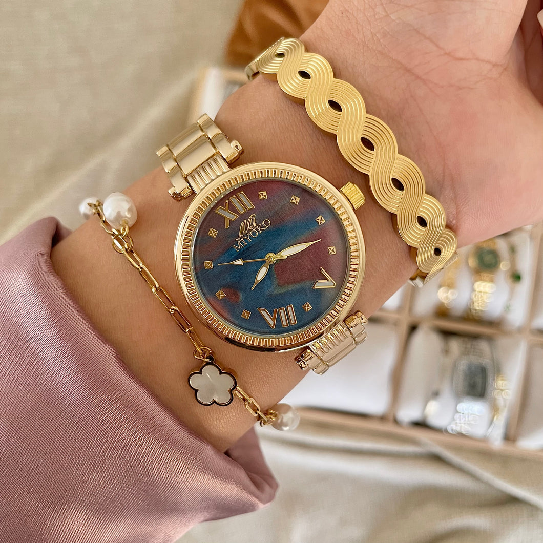 Gold White Blue Space Colors Luxuries Set