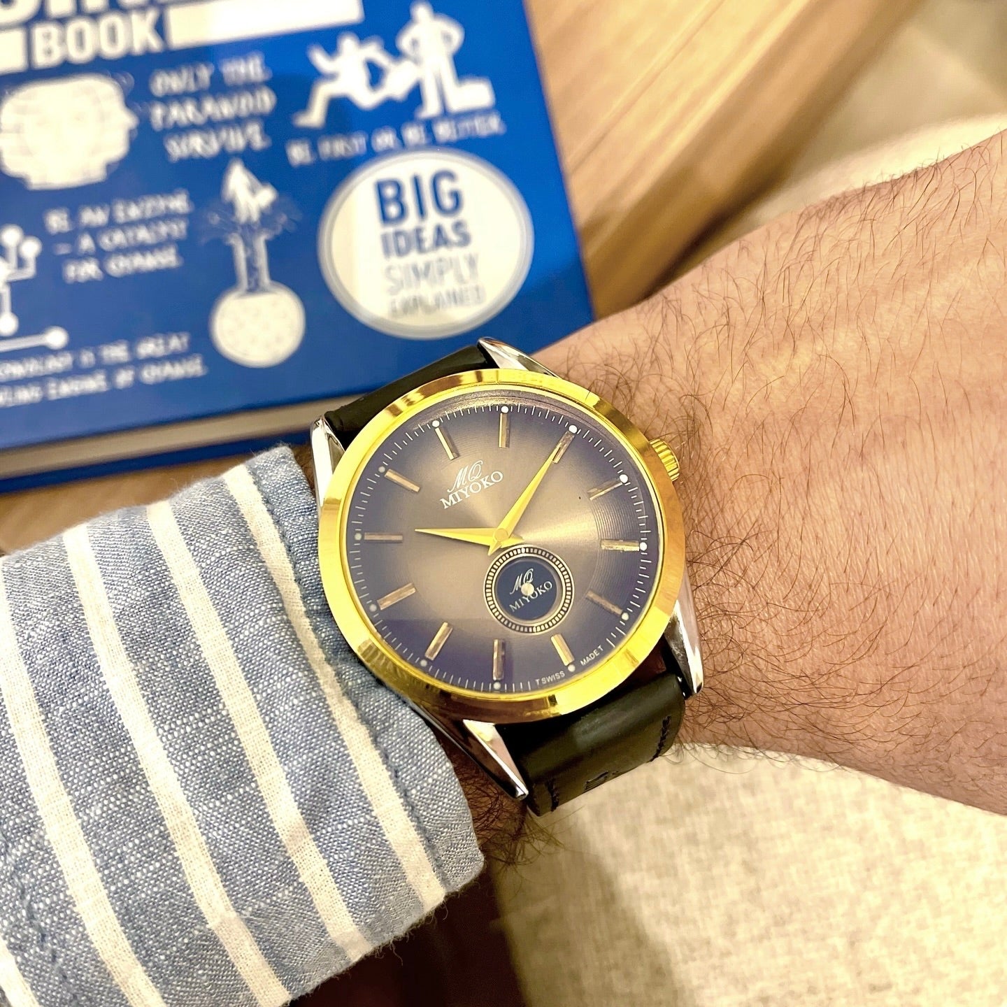 Black Gold Faded Valmere Men Watch