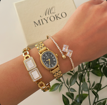 Load image into Gallery viewer, Gold Black Luxuries Watch Set
