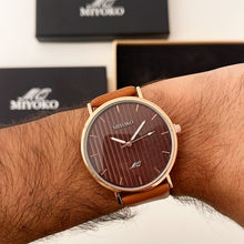 Load image into Gallery viewer, Havan GENT Men Leather Watch
