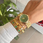 Emerald Green Giant Gold Set