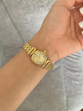 Load image into Gallery viewer, Gold Gold Onyxa Metal Watch
