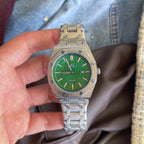 Silver Green COMMANDER Men Watch