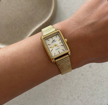 Load image into Gallery viewer, Gold X White Elowen Metal Watch
