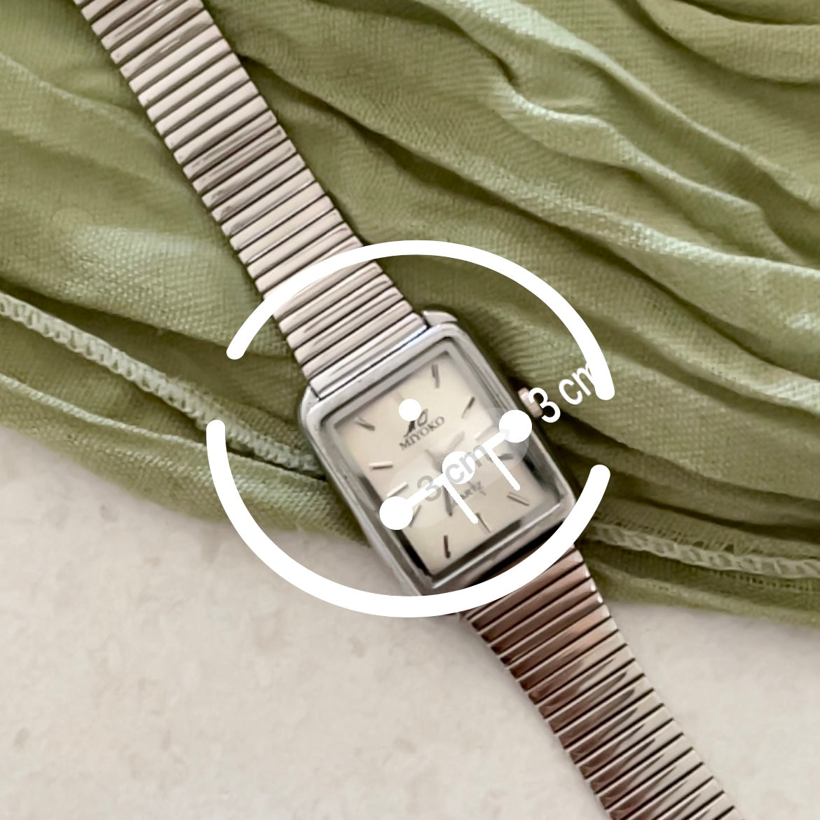 Silver X Black Elowen Metal Watch