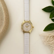 Load image into Gallery viewer, White BusinessGal Leather Watch
