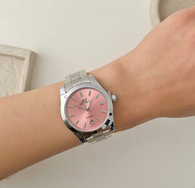 Load image into Gallery viewer, Silver Pink Harmony Unisex Metal Watch
