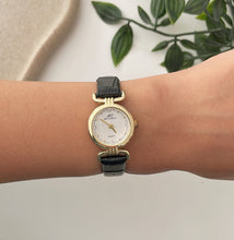 Load image into Gallery viewer, Black x White Littlest Leather Watch
