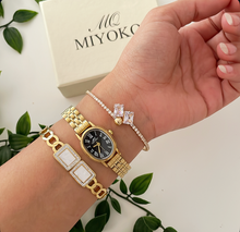 Load image into Gallery viewer, Gold Black Luxuries Watch Set
