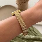 Gold X Green Seraphine Metal Watch