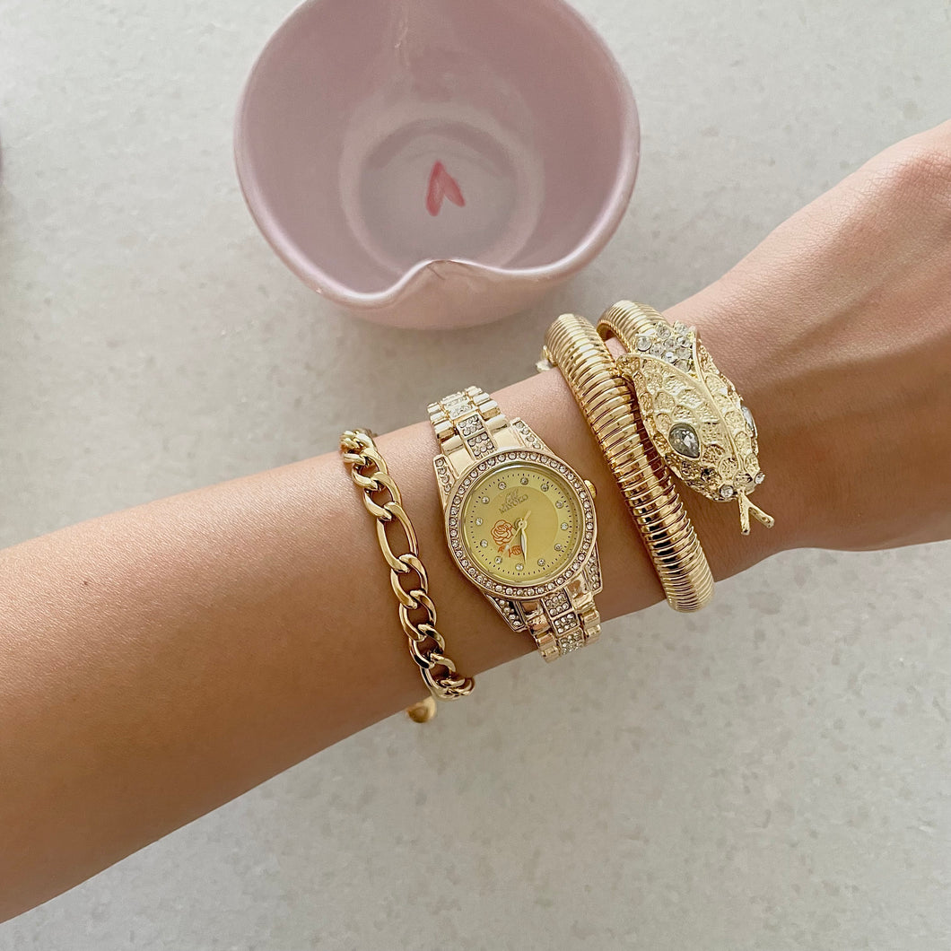 Stacked in Gold Set