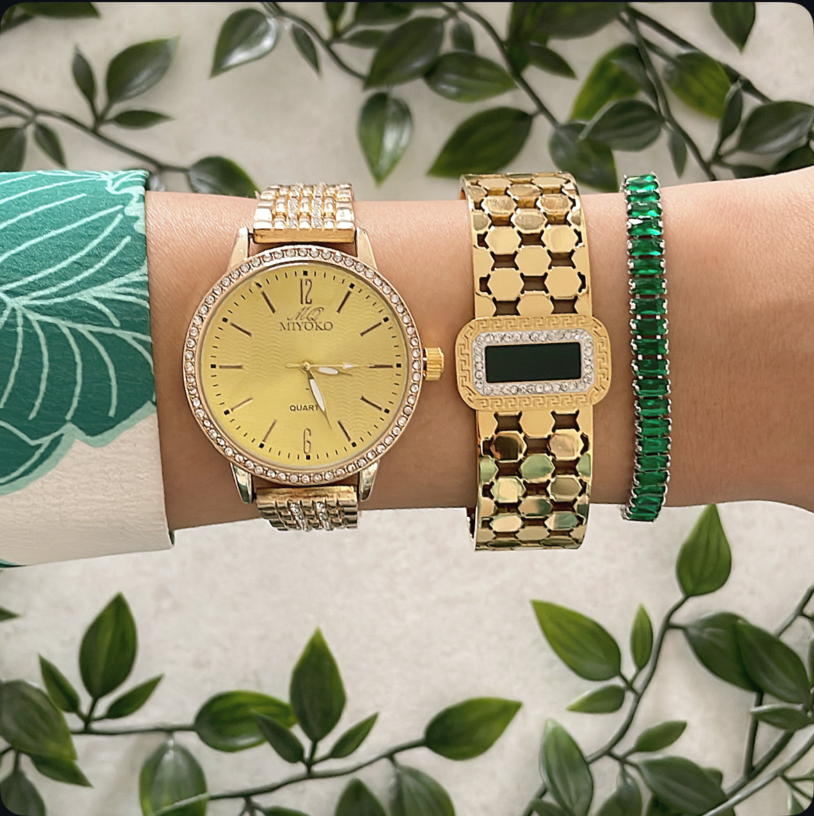 Emerald Gold Set