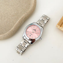 Load image into Gallery viewer, Silver Pink Harmony Unisex Metal Watch
