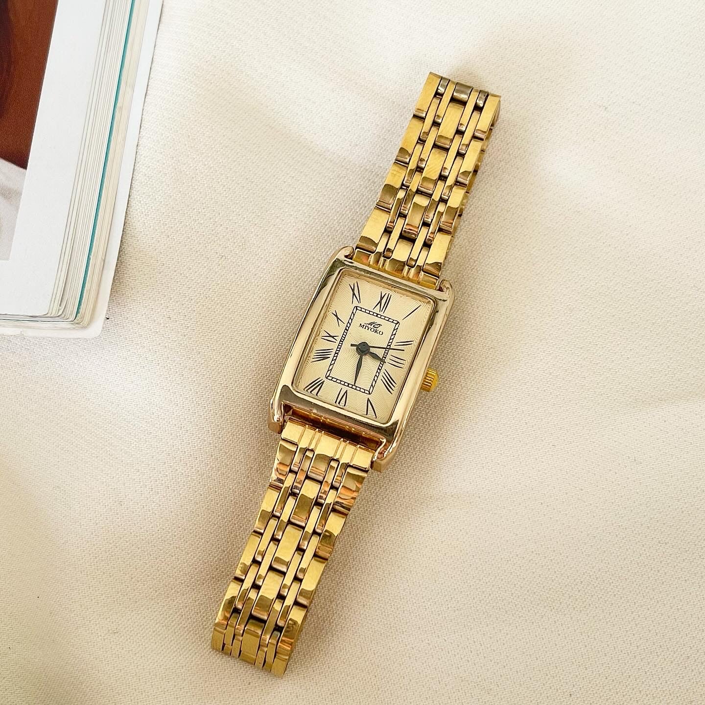 Gold Gold Charming Metal Watch