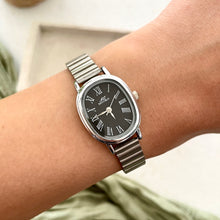 Load image into Gallery viewer, Silver X Black Èpoque Metal Watch

