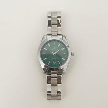 Load image into Gallery viewer, Silver Green Harmony Unisex Metal Watch
