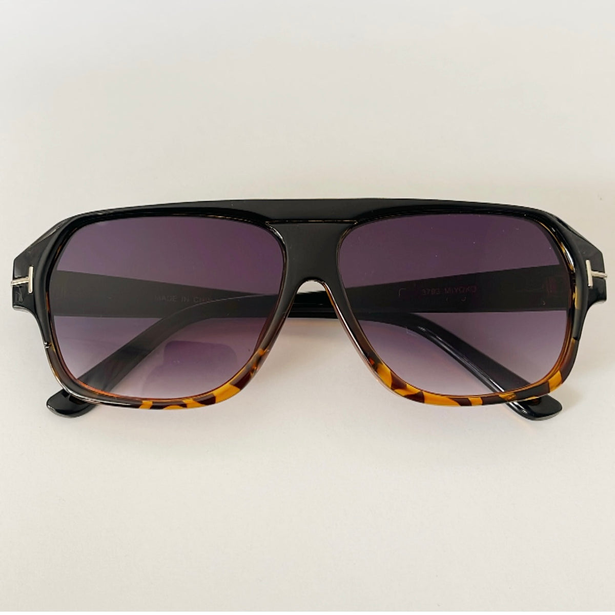 Half Tiger Half Black 101 Sunglasses