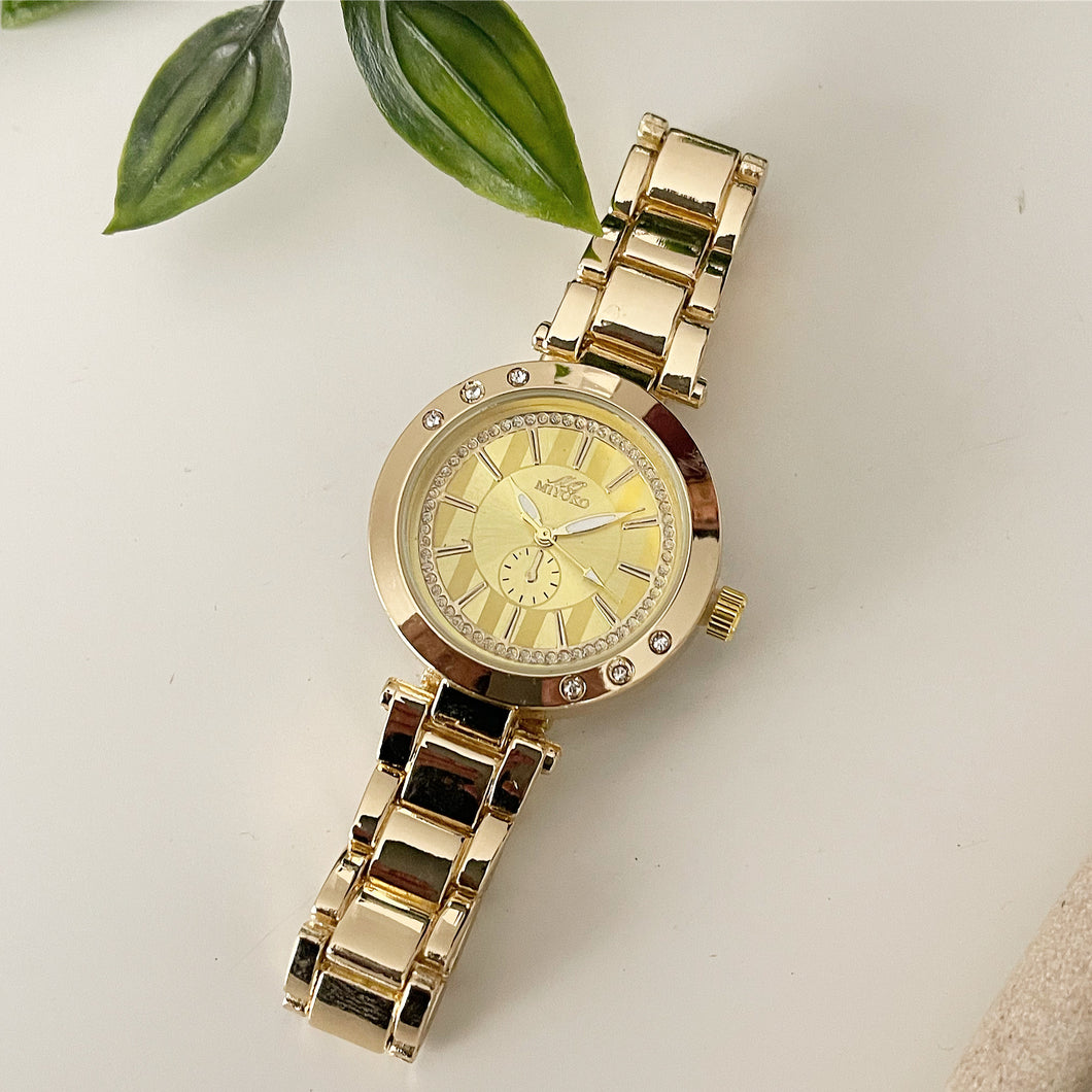 Gold Gold Aristo Metal Watch