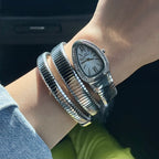 Silver X White Sneaky Metal Watch