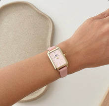 Load image into Gallery viewer, Pink Roma Leather Watch
