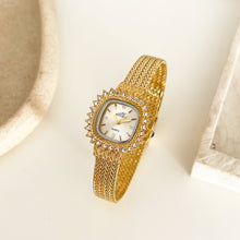 Load image into Gallery viewer, Gold X White Luster Metal Watch

