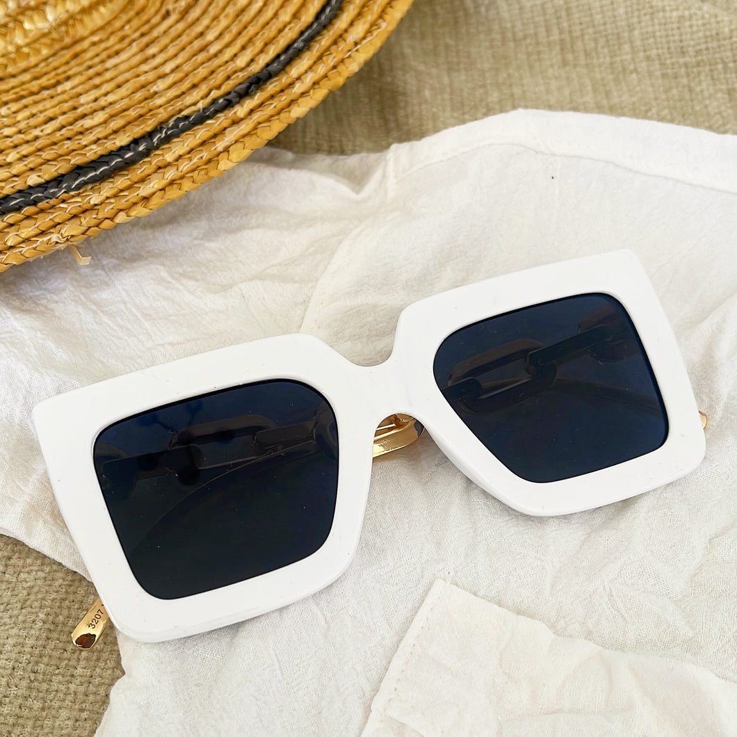 White Isla Sunglasses