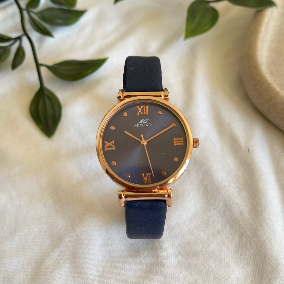 Blue Orla Leather Watch