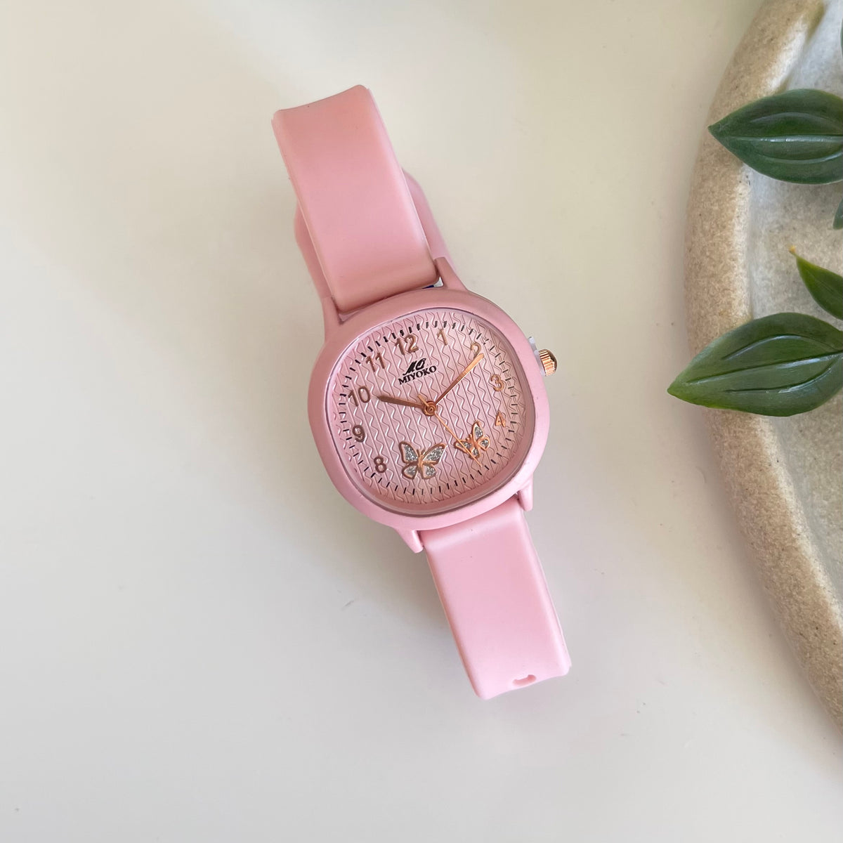 Pink Muse Rubber Watch