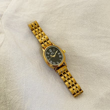 Load image into Gallery viewer, Gold Black Reina Metal Watch
