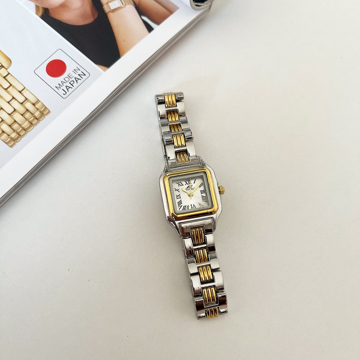 Mixed White Opera Metal Watch