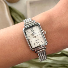 Load image into Gallery viewer, Silver X White Seraphine Metal Watch
