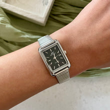 Load image into Gallery viewer, Silver X Black Elowen Metal Watch

