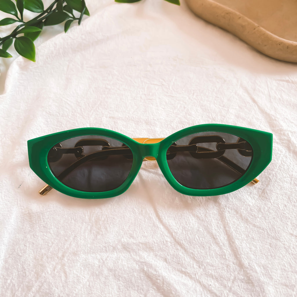 Green Emeralda Sunglasses