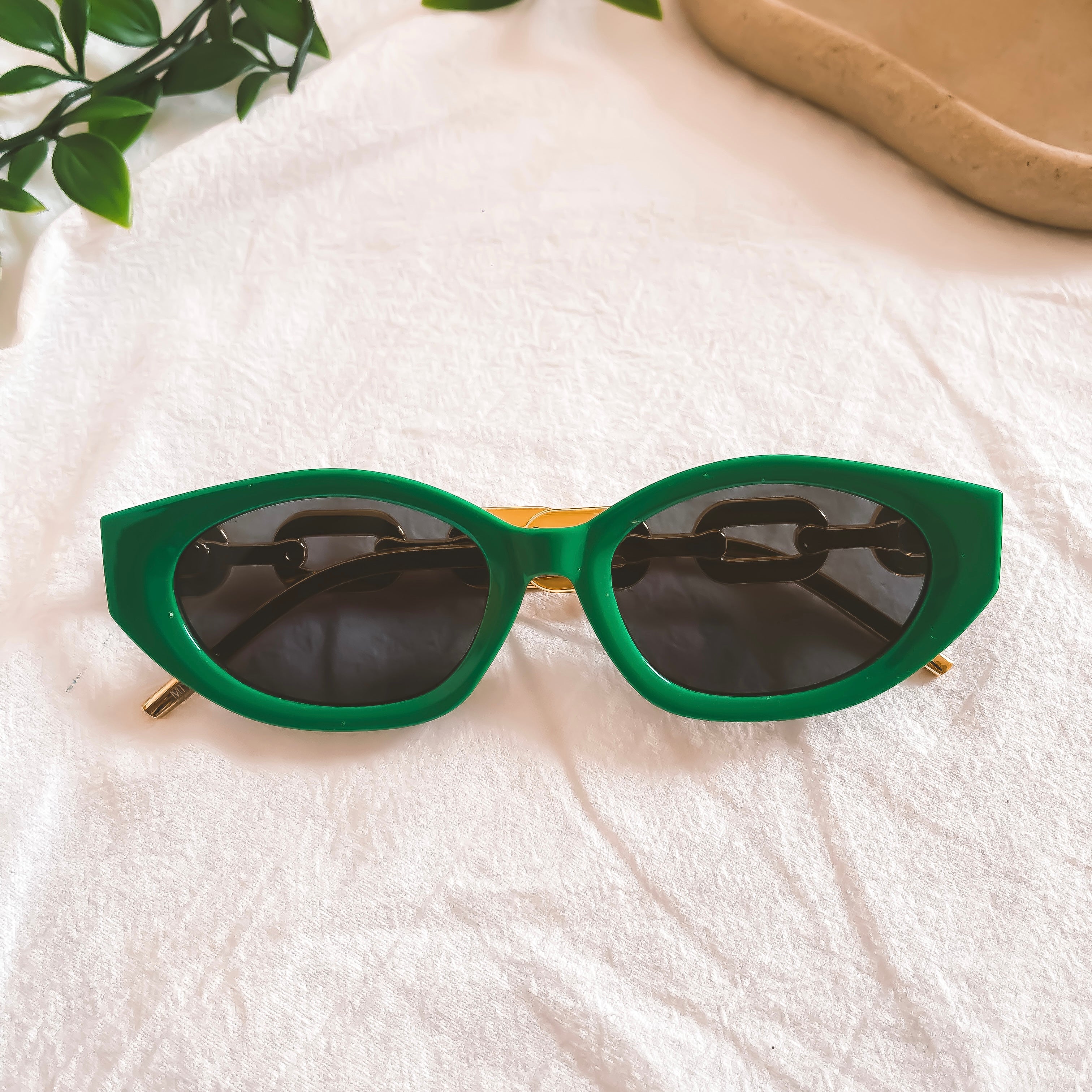 Green Emeralda Sunglasses