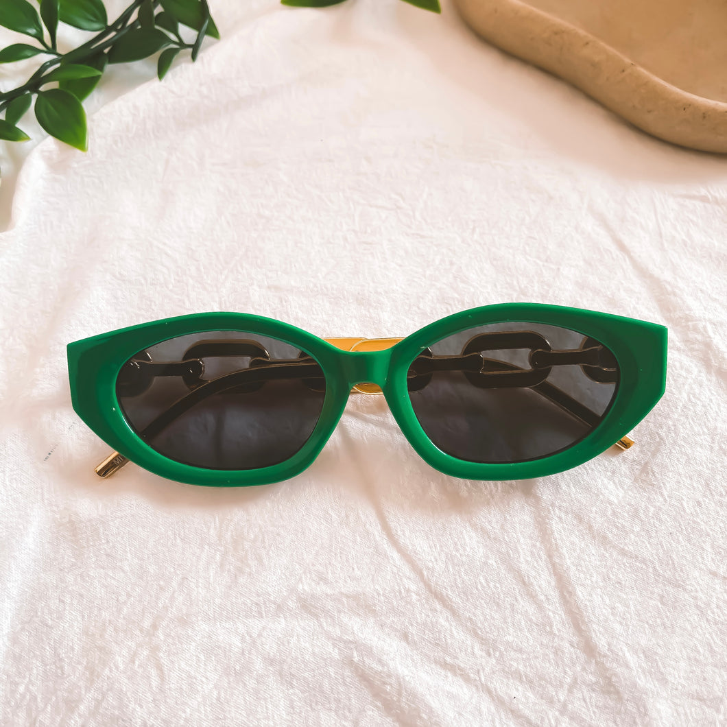 Green Emeralda Sunglasses