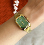 Emerald Green Heritage Metal Watch