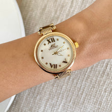 Load image into Gallery viewer, Gold X White Lunelle Metal Watch
