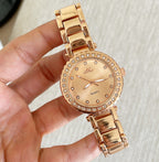 Rose Gold Bond Metal Watch